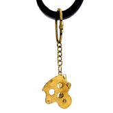 Porte-clés Sextant en laiton et métal NSBK51